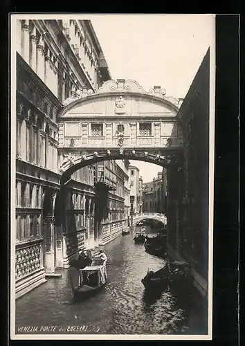 AK Venezia, Ponte dei Sospiri, Seufzerbrücke