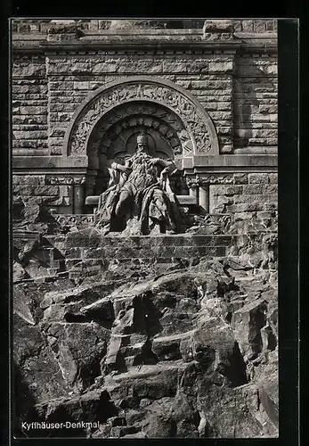 AK Detail des Kyffhäuser-Denkmals