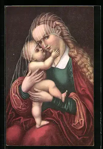 Künstler-AK Stengel & Co. Nr. 29775: Mariahilf von Lukas Cranach