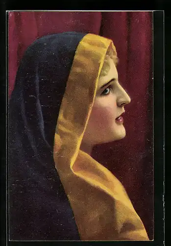 Künstler-AK Stengel & Co. Nr.29324: Portrait Helga