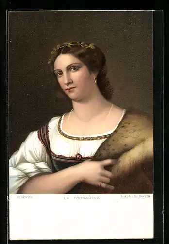 Künstler-AK Stengel & Co. Nr.29835: La Fornarina von Raffaello Sanzio