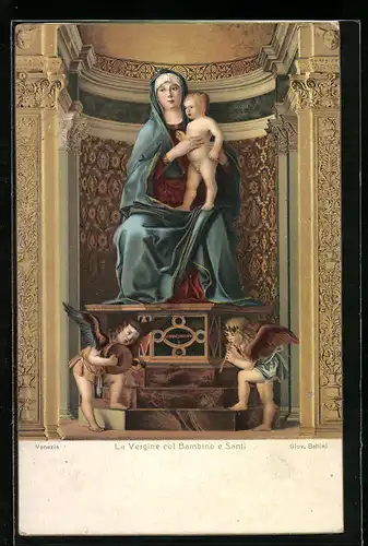 Künstler-AK Stengel & Co. Nr. 29875: Venezia, La Vergine col Bambino e Santi