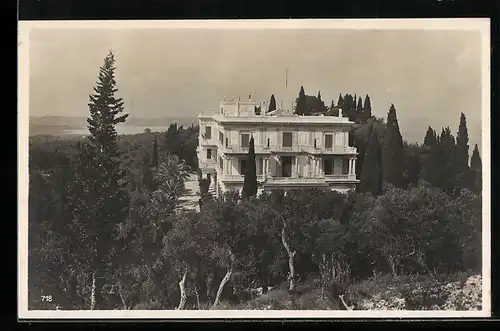 AK Achilleo, historische Sehenswürdigkeit Achilleion auf Korfu