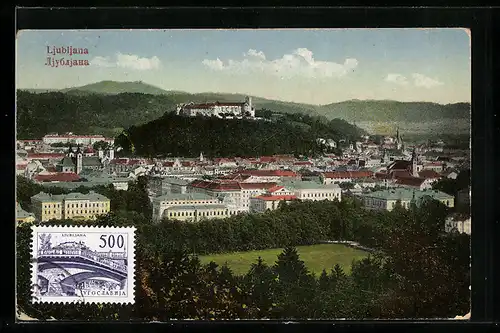 AK Ljubljana, Panorama der Stadt