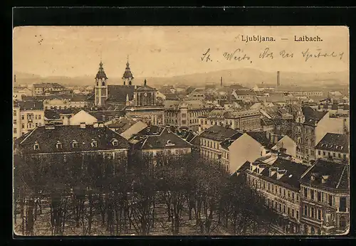 AK Laibach, Blick über die Stadt