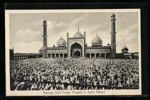AK Jama Masjid, Ramzan final Friday Prayers