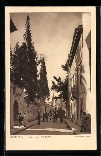 AK Athènes, La Rue Hadrien