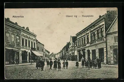 AK Mitrovica, Kinder auf dem Hauptplatz