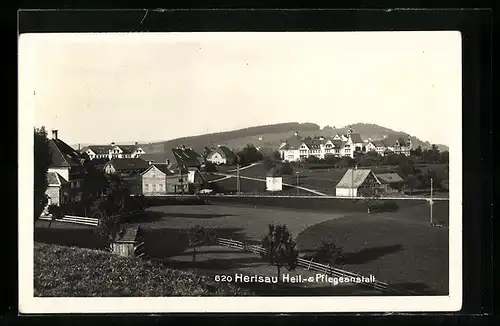 AK Herisau, Teilansicht mit Heil- und Pflegeanstalt