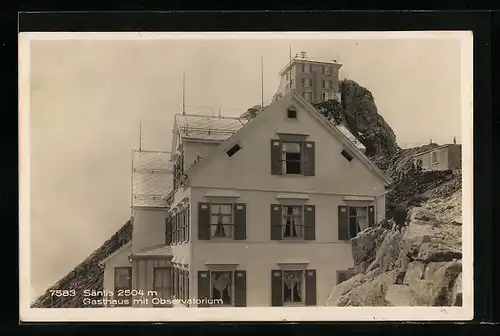 AK Säntis, Gasthaus mit Observatorium