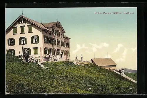 AK Hoher Kasten, Seitenansicht Gasthaus zum Hohen Kasten