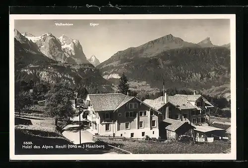 AK Hasliberg, Hotel des Alpes Reuti