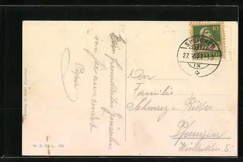 AK Speicher, Panorama der Ortschaft