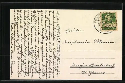 AK Frauenfeld, Ansicht des Schlosses