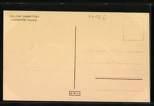 AK Lausanne, College Champittet