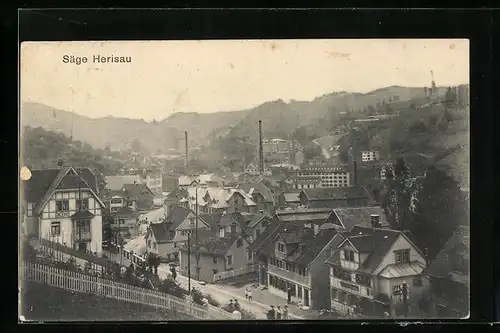 AK Herisau, Teilansicht mit Säge