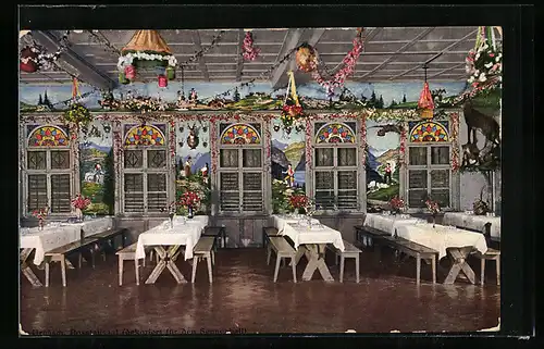 AK Urnäsch, Gasthaus Urnäsch, Rossfallsaal