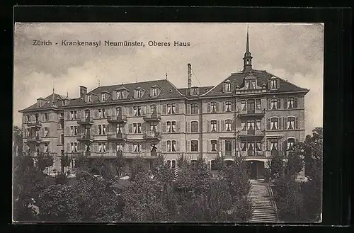 AK Zürich, Krankenasyl Neumünster, Oberes Haus