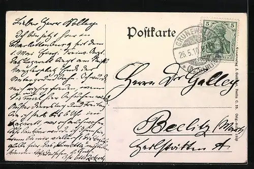 AK Berlin-Westend-Charlottenburg, Soldaten vor dem Garnison-Lazarett