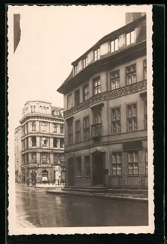 AK Berlin, Tuchhandlung Grossmann & Co. in der Poststrasse Ecke Probststrasse