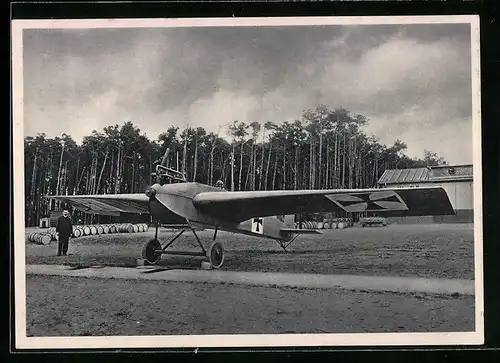 AK Ganzmetall-Flugzeug Junkers-J 1, Baujahr 1915