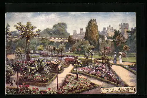 Künstler-AK Raphael Tuck & Sons Nr. 9467: Hinchingbrooke, Famous Old Gardens
