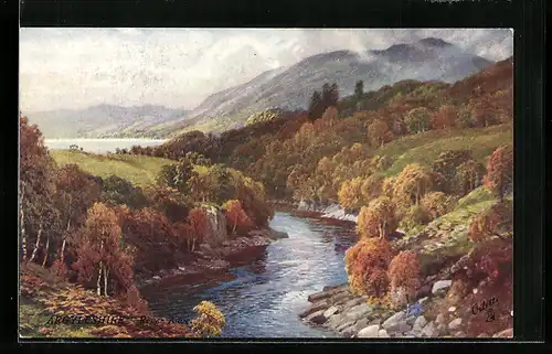 Künstler-AK Raphael Tuck & Sons Nr. 7345: Argyllshire, River