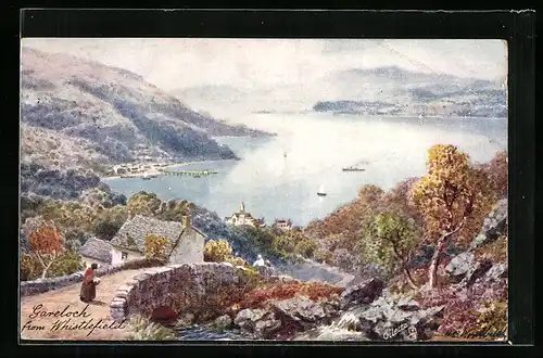 Künstler-AK Raphael Tuck & Sons Nr. 7508: Gareloch, from Whistlefield