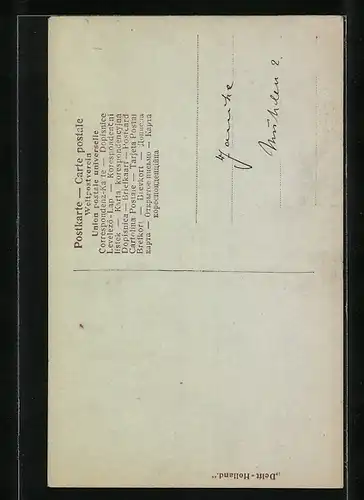 AK Delft, Windmühle im Ort