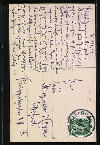 AK Würzburg, Altes Rathaus mit Ratskeller