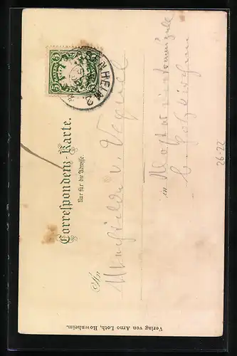 Künstler-AK Zeno Diemer: Unterkunftshaus Hinterbärenbad