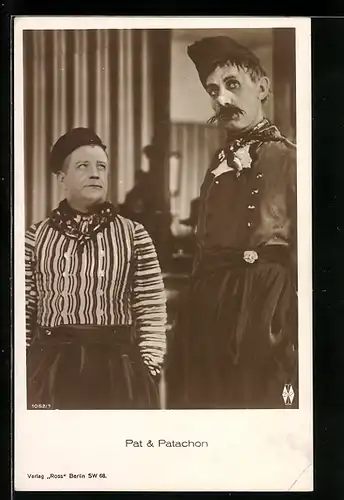 AK Schauspieler Pat und Patachon