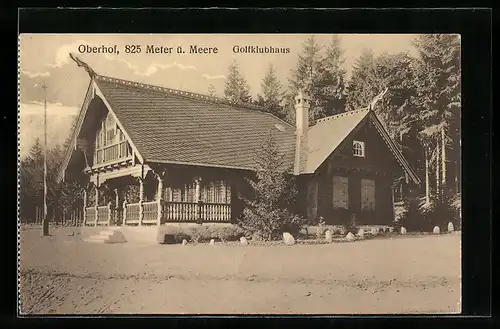 AK Oberhof, Golfclubhaus, Gebäudeansicht