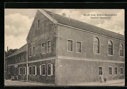 AK Althaldensleben, Gasthof Hebestreit