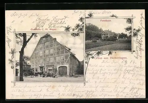 AK Hemeringen, Gasthaus Meyer, Forsthaus