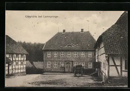 AK Lamspringe, Gasthaus Glashütte von H. Schwertfeger