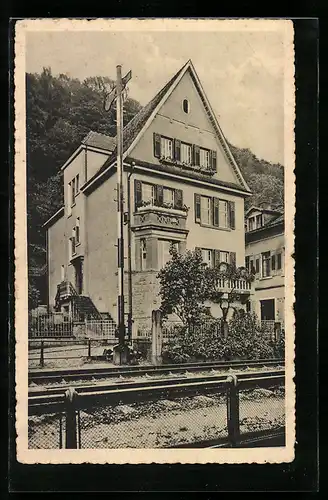 AK Heidelberg, Villa Weinreiter, Strasse Anlage 66