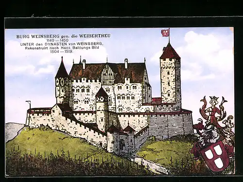 AK Weinsberg, Burg Weinsberg gen. die Weibertreu, Wappen
