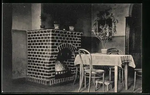 AK Heikendorf, Waldrestaurant Haffkamp, Kamin