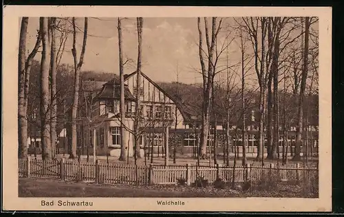 AK Bad Schwartau, Gasthaus Waldhalle