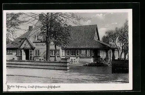 AK Eutin / Holst. Schweiz, Café Fissauer Fährhaus am Kellersee