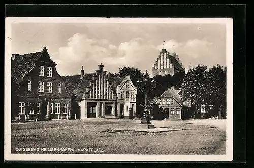 AK Heiligenhafen / Ostsee, Marktplatz