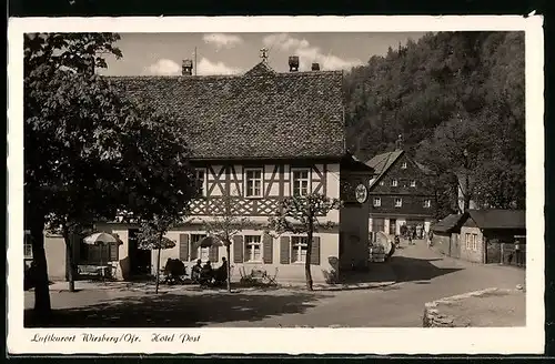 AK Wirsberg / Ofr., Hotel Post