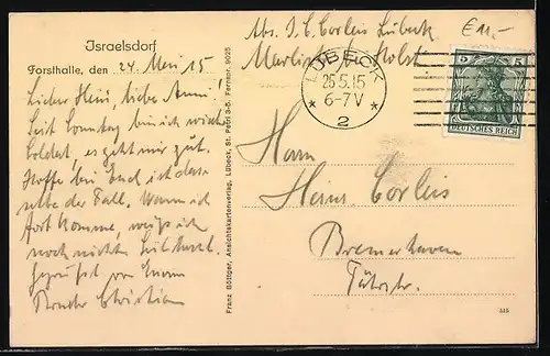 AK Israelsdorf b. Lübeck, Ortspartie