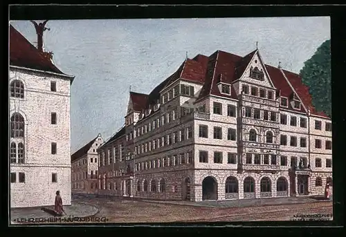 AK Nürnberg, Lehrerhaus (Hotel Deutscher Hof)