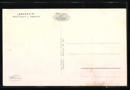 AK Rottach-Egern a. Tegernsee, Enagheim
