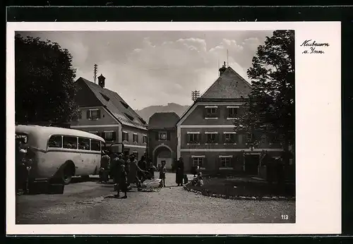 AK Neubeuern a. Inn, Strassenpartie