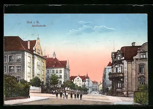 AK Hof i. B., Schillerstrasse