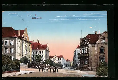 AK Hof i. B., Schillerstrasse