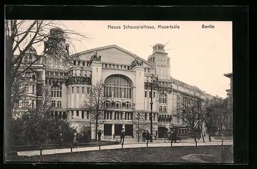 AK Berlin, Neues Schauspielhaus, Mozartsäle, Nollendorfplatz